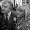 Wendy Richard with a number of "Coronation Street" actors, in a publicity
				 photo for the 1990 ITV charity telethon.