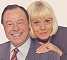 Arthur and Pauline (Wendy Richard) posed photo