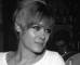 Wendy Richard, working behind the counter of a pub in 1966.