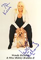 Wendy Richard publicity card, circa 1996