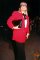 Wendy Richard, circa 1989, arriving at a stylish evening event