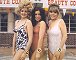 Publicity phot of Carol Hawkins, Sandra Bryant, and Wendy Richard.