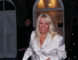 candid street shot of Wendy Richard
