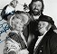 Blankety-Blank publicity photo of Wendy Richard with Geoff Capes and les Dawson, December 1987