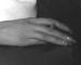 Wendy Richard's hand, holding cigarette, circa 1962