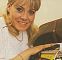 Wendy Richard and her Pierre Cardin handbag, 1986